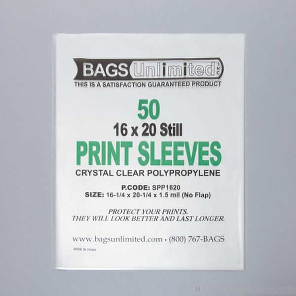 POLYPROPYLENE Sleeves for 16 x 20 P